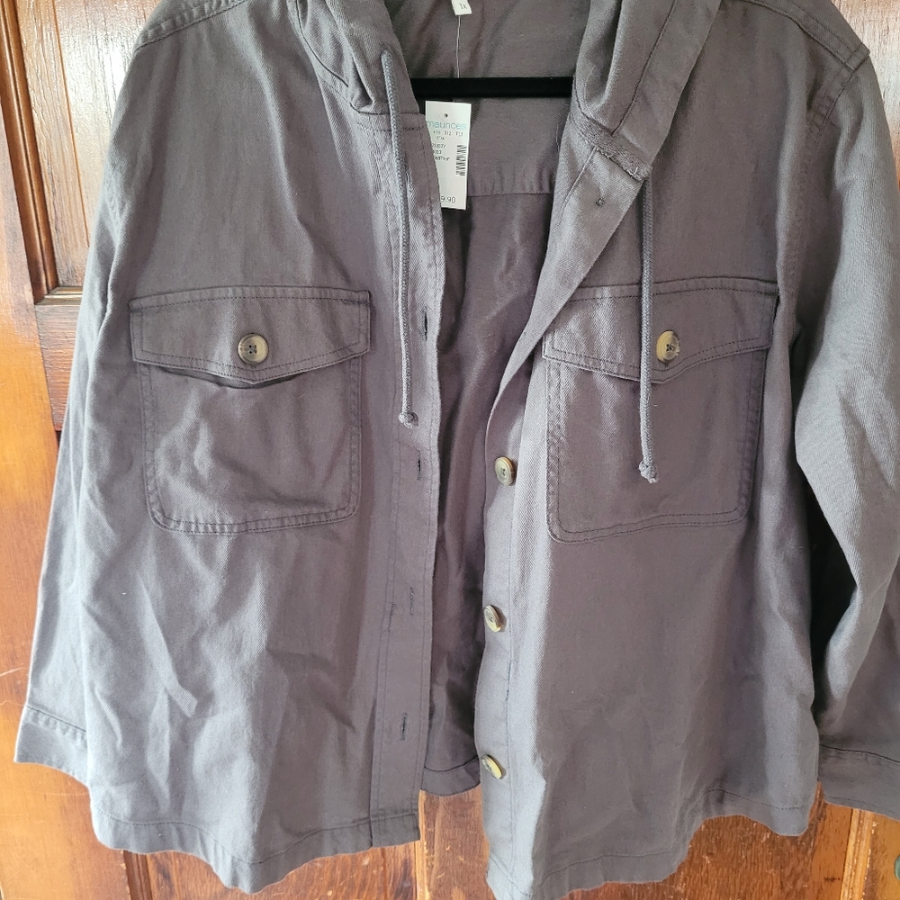 Maurices jacket with hood size 1x